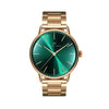 August Berg Serenity Link 40mm Greenhill Gold Watch 10240D11SGD
