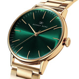 August Berg Serenity Link 40mm Greenhill Gold Watch 10240D11SGD