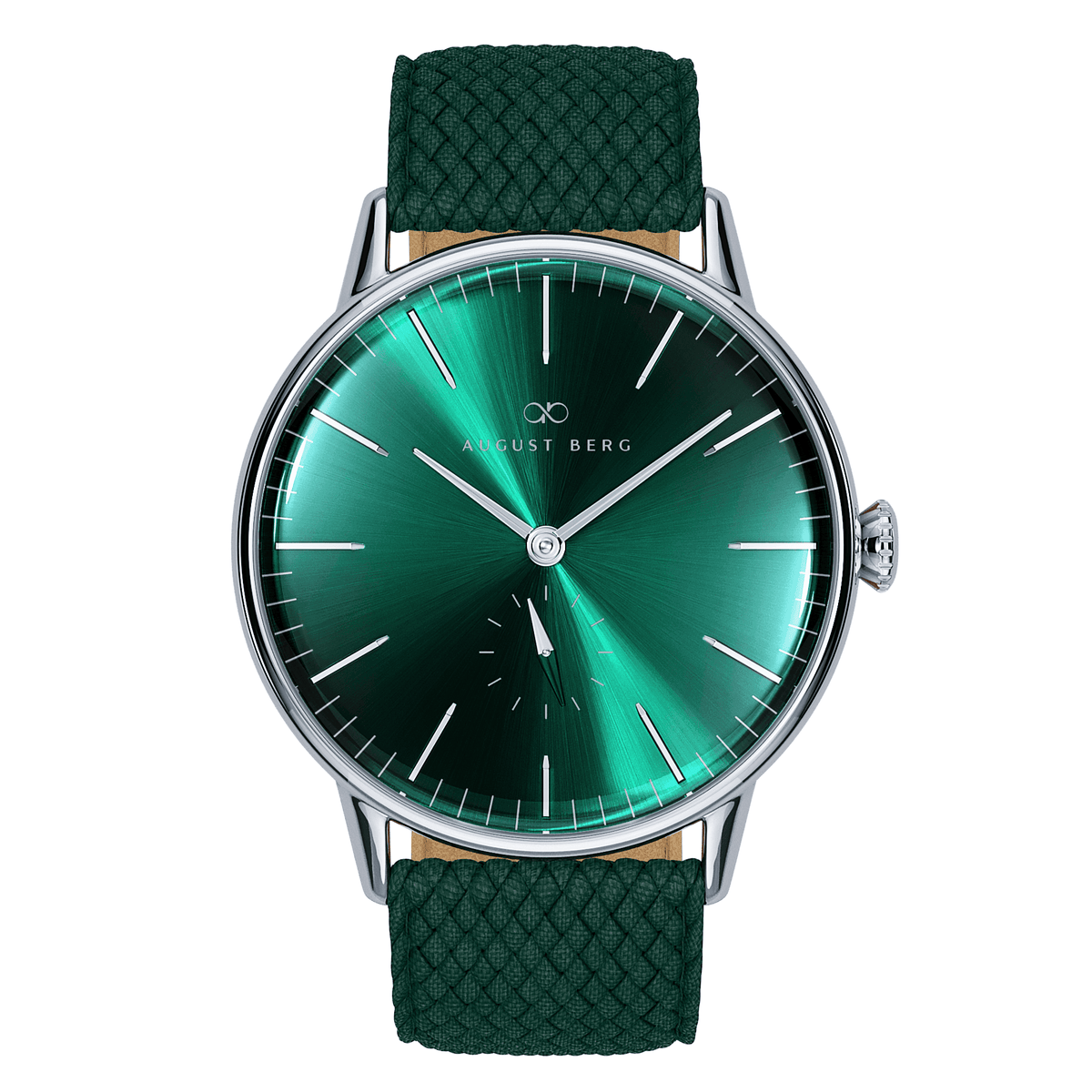 August Berg Unisex Serenity Stainless Steel Quartz Fashion 40mm Watch Green Dial 10140E11VGN - Wallace Bishop