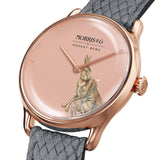 August Berg Women's Rose PVD Quartz Fashion Watch Pink Dial