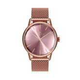 August Berg Women's Serenity Rose PVD Quartz Fashion 32mm Watch Pink Dial 10232A10MRG - Wallace Bishop
