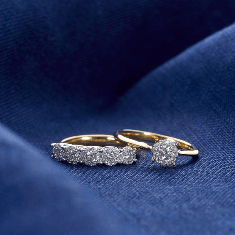 Australian Diamonds® Argyle White Diamond Engagement ring made in 18ct Yellow Gold - Wallace Bishop