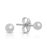 Ball Stud Earrings in Sterling Silver - Wallace Bishop