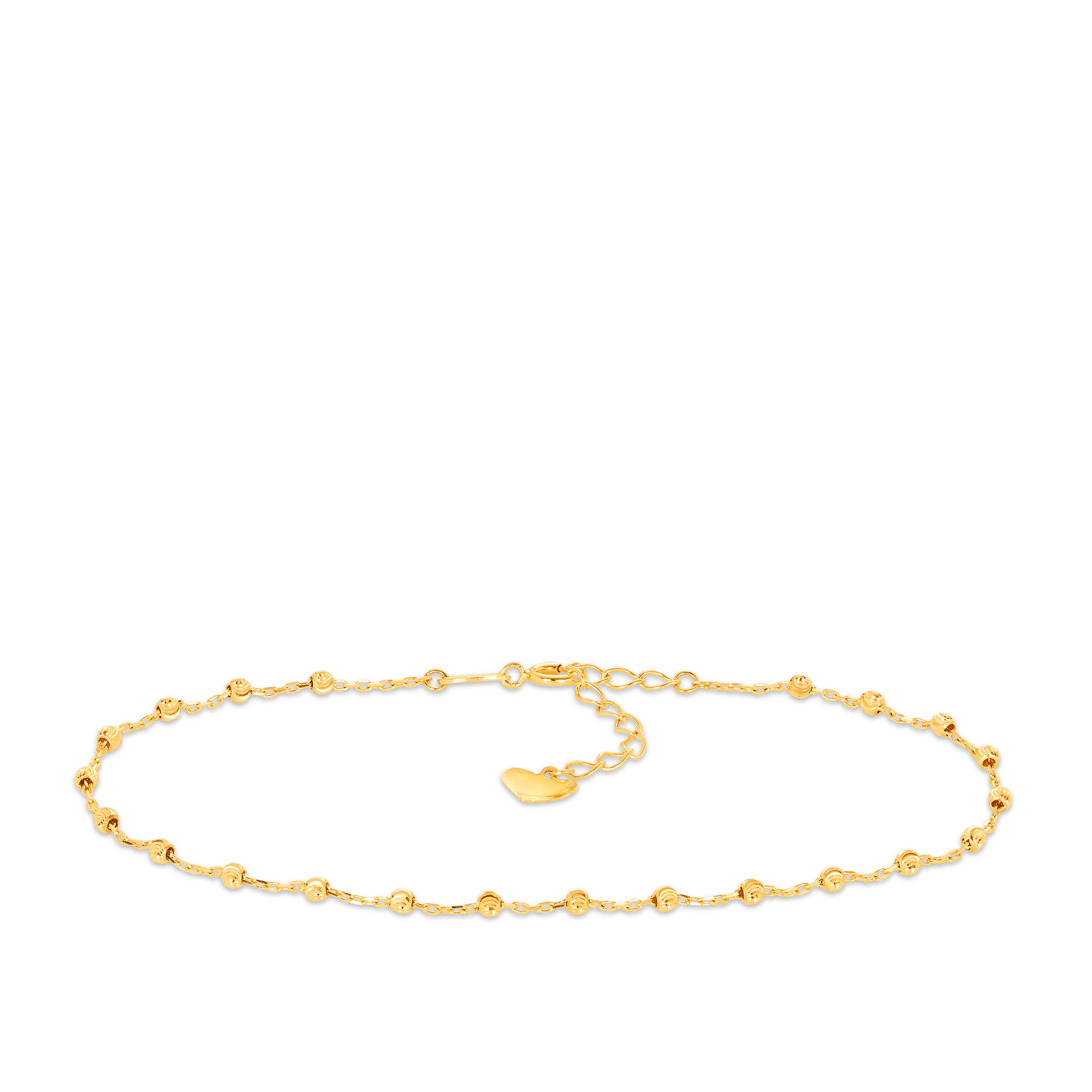 Bead Bracelet in 9ct Yellow Gold