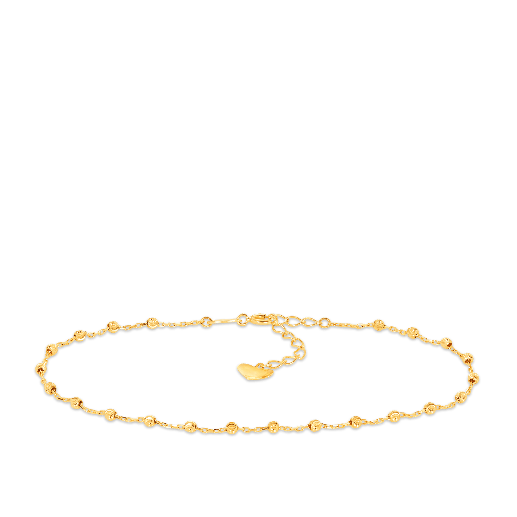 Bead Bracelet in 9ct Yellow Gold