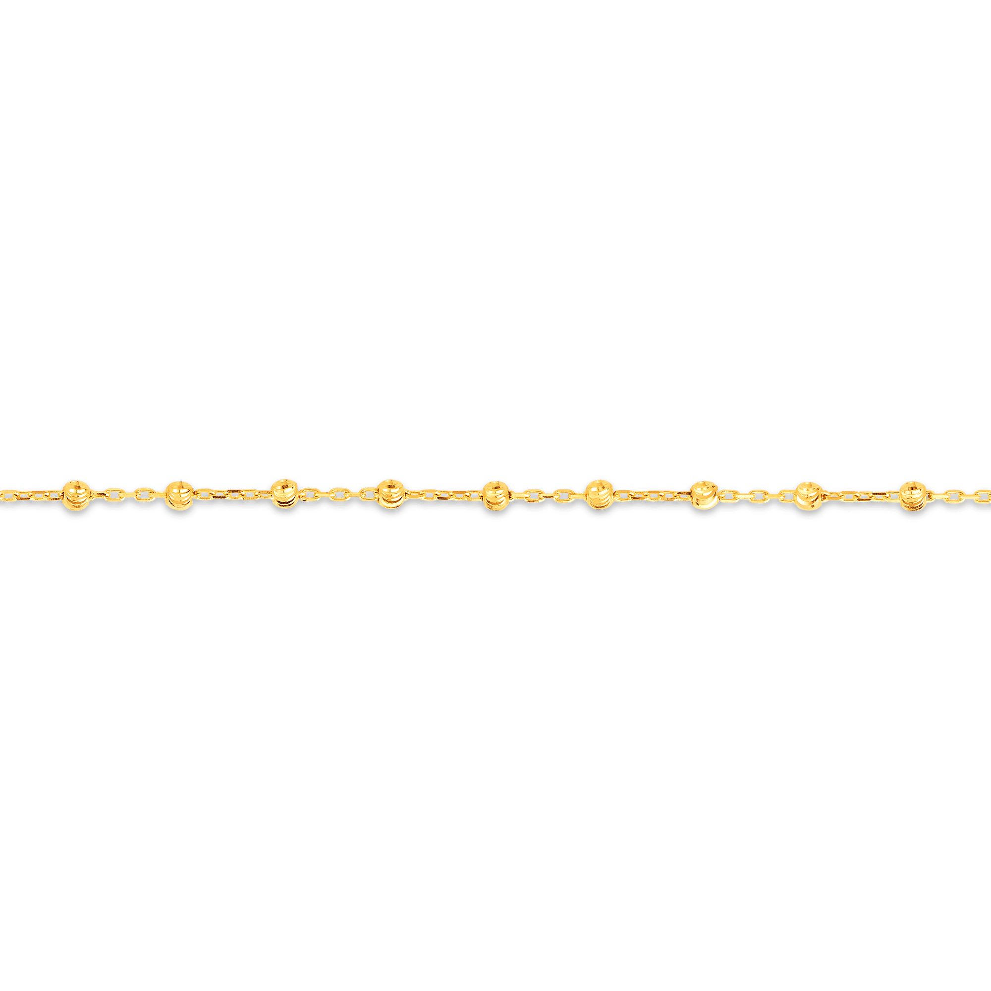 Bead Bracelet in 9ct Yellow Gold