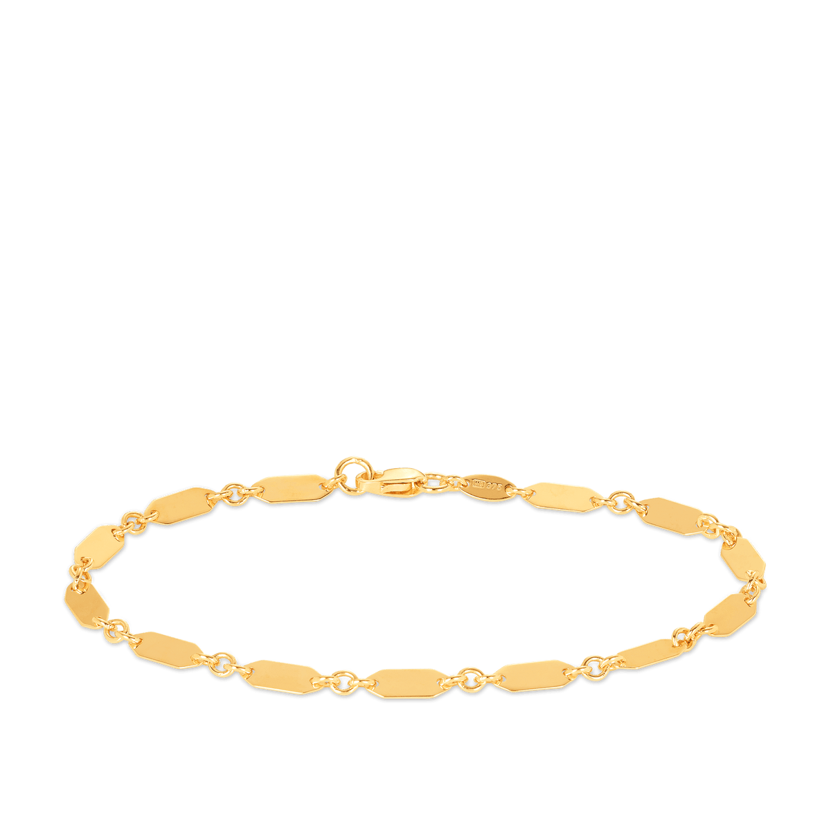 Belcher Link Bracelet in 9ct Yellow Gold - Wallace Bishop