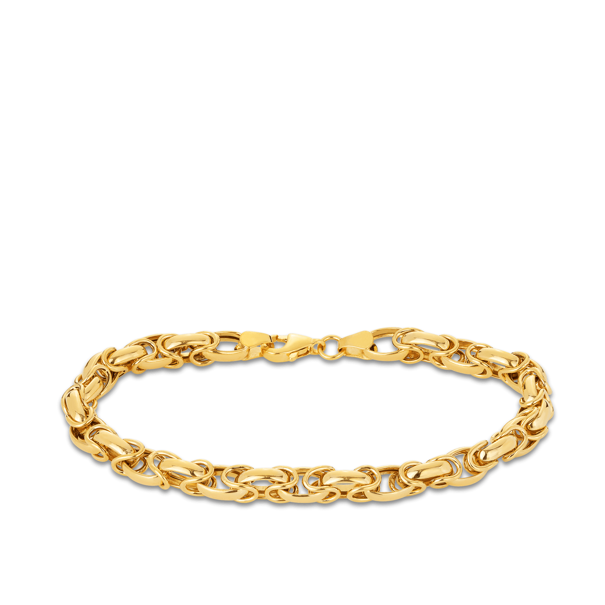 Belcher Link Bracelet in 9ct Yellow Gold