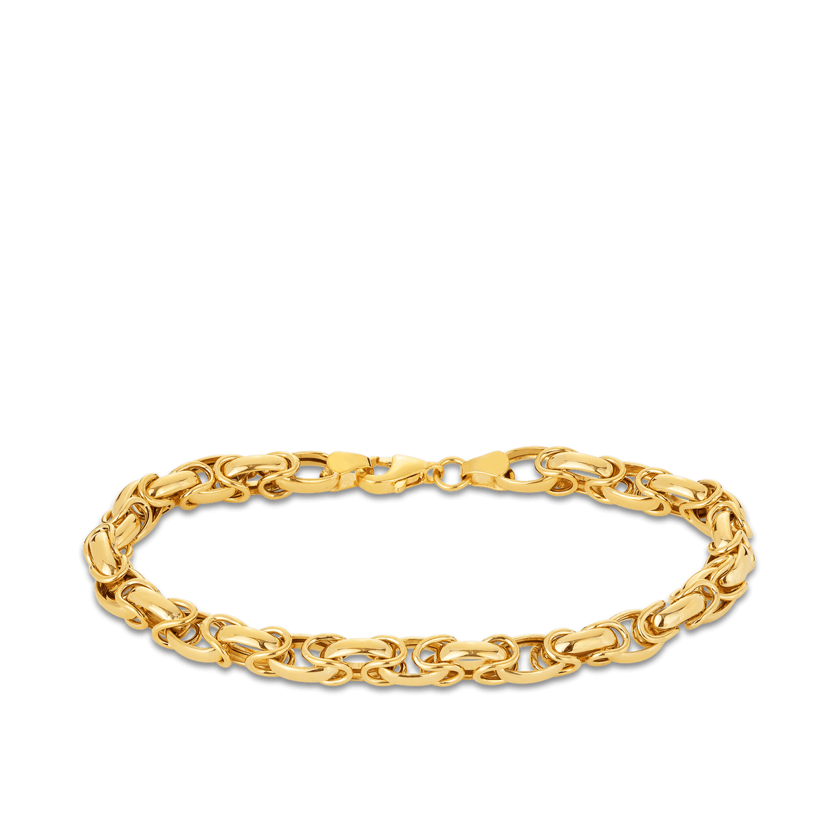 Belcher Link Bracelet in 9ct Yellow Gold - Wallace Bishop