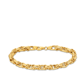 Belcher Link Bracelet in 9ct Yellow Gold - Wallace Bishop