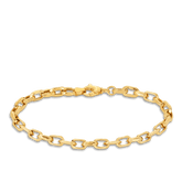 Belcher Link Bracelet in 9ct Yellow Gold - Wallace Bishop