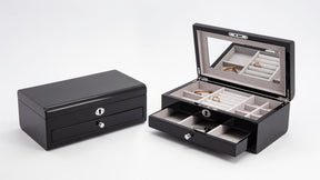 Black Timber Jewellery Box - Wallace Bishop