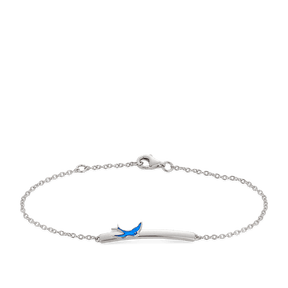 Bluebird of Happiness ID Bracelet in Sterling Silver - Wallace Bishop