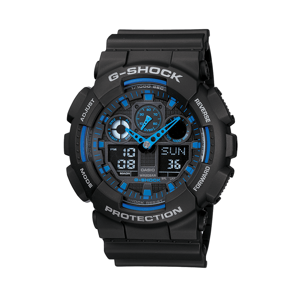Casio Analogue Digital Men's Watch GA100-1A2 - Wallace Bishop