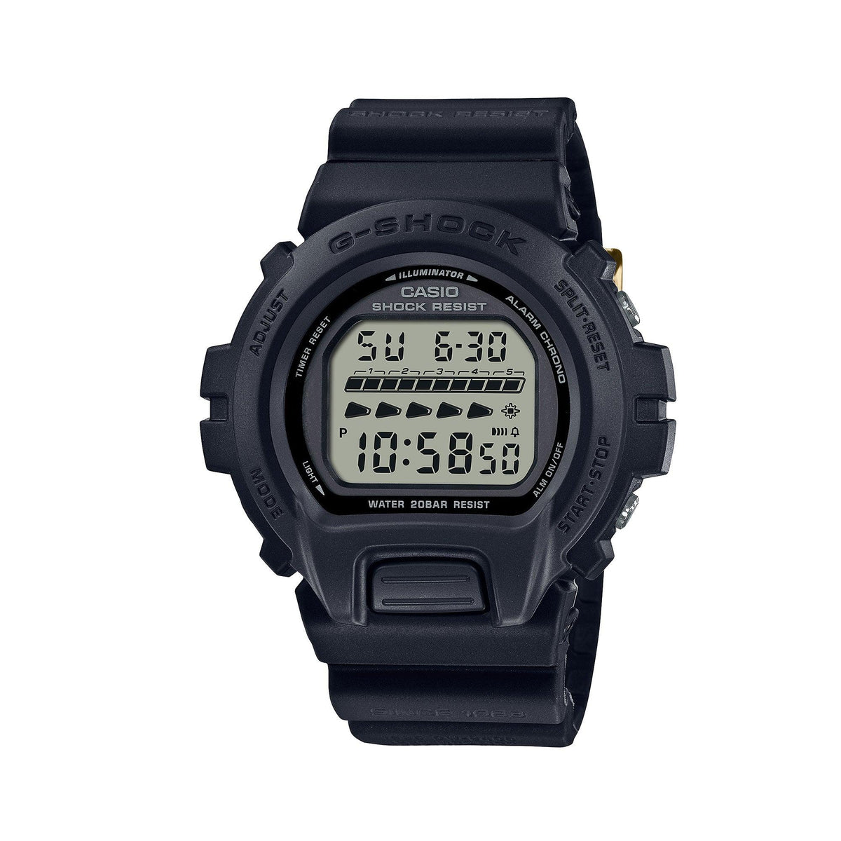 Casio G-Shock Black Resin Band Watch DW-6640RE-1D - Wallace Bishop