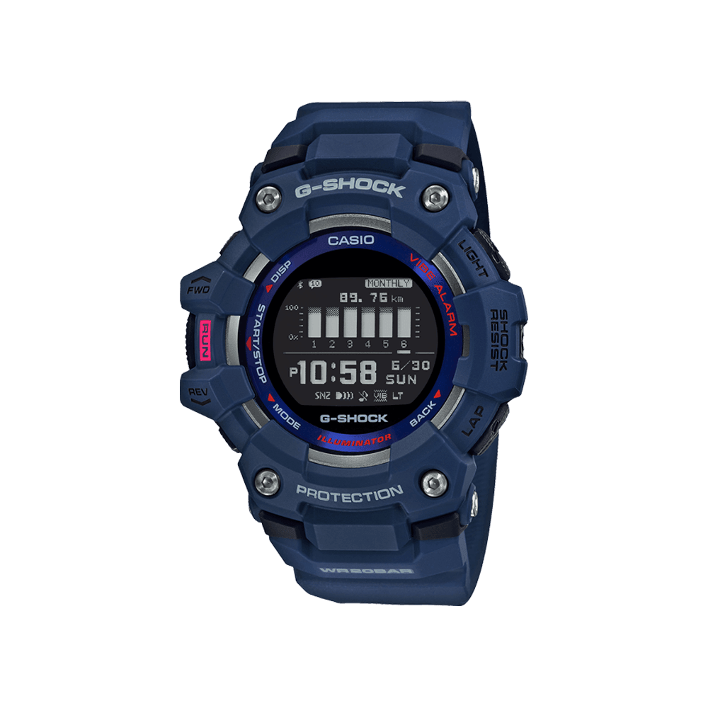 Casio G-SHOCK Digital Watch with Resin Case, Rubber Strap and LCD Dial