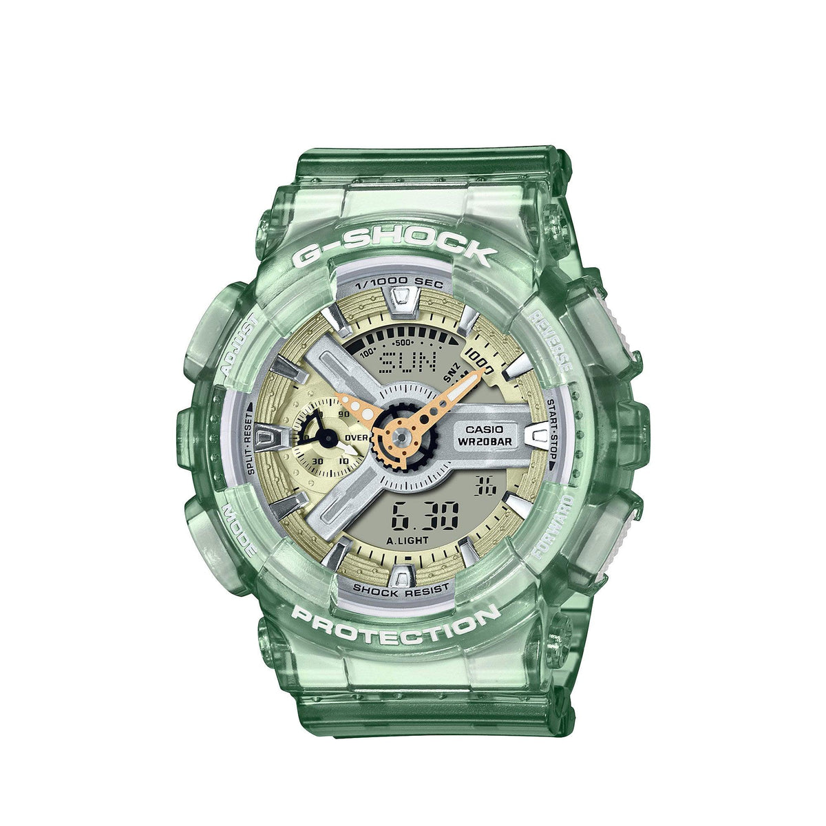 Casio G-Shock GMAS Skeleton Series Watch GMA-S110GS-3A - Wallace Bishop