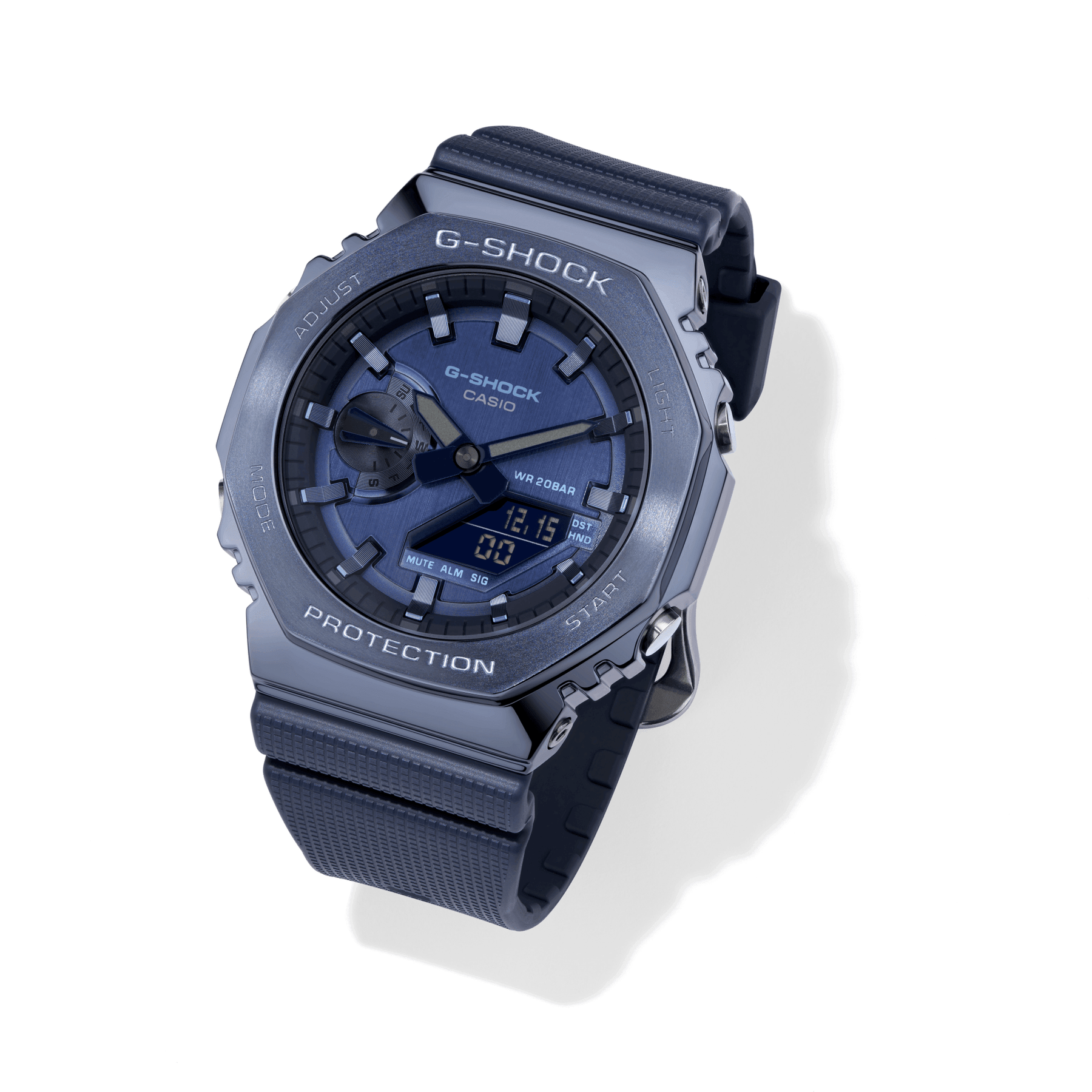 Casio G-Shock Men's Blue PVD Analogue Digital Watch GM2100N-2A - Wallace Bishop