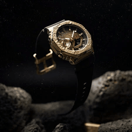 Casio G-Shock Men's Gold PVD Analogue Digital Watch GM2100MG-1A - Wallace Bishop