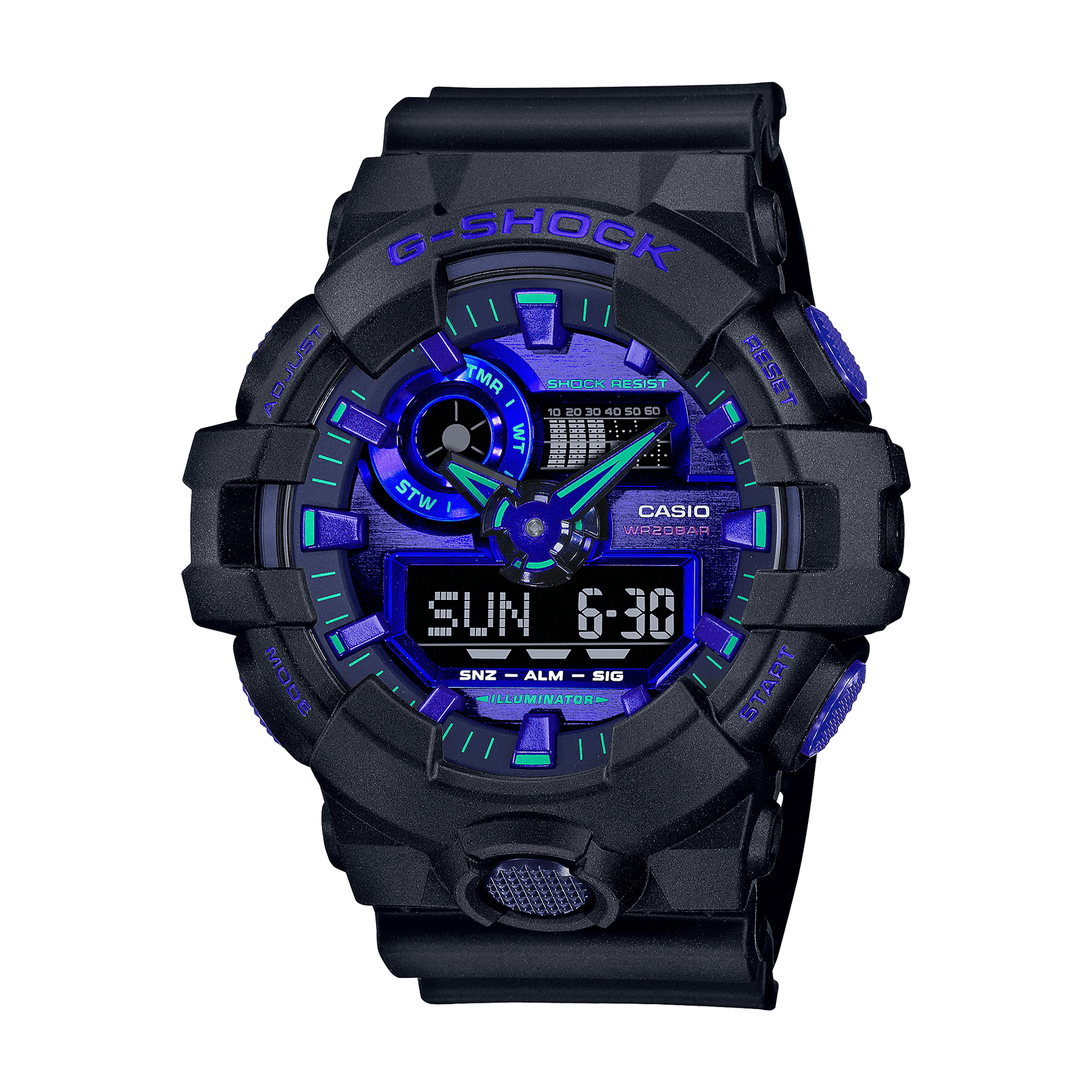 Casio G SHOCK Men s Resin Analogue Digital GA700VB 1ADR