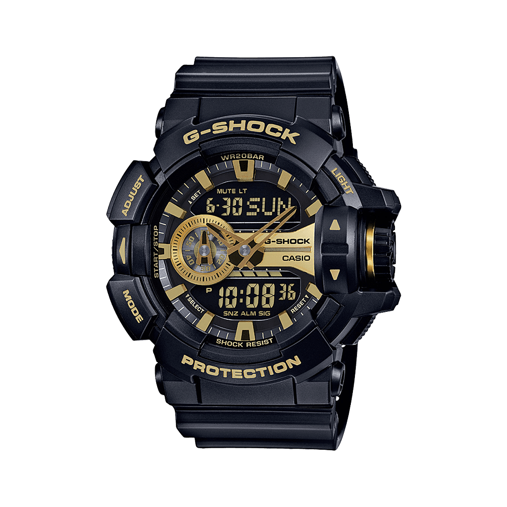 Casio G-SHOCK Men's Resin Analogue Digital Watch GA400GB-1A9