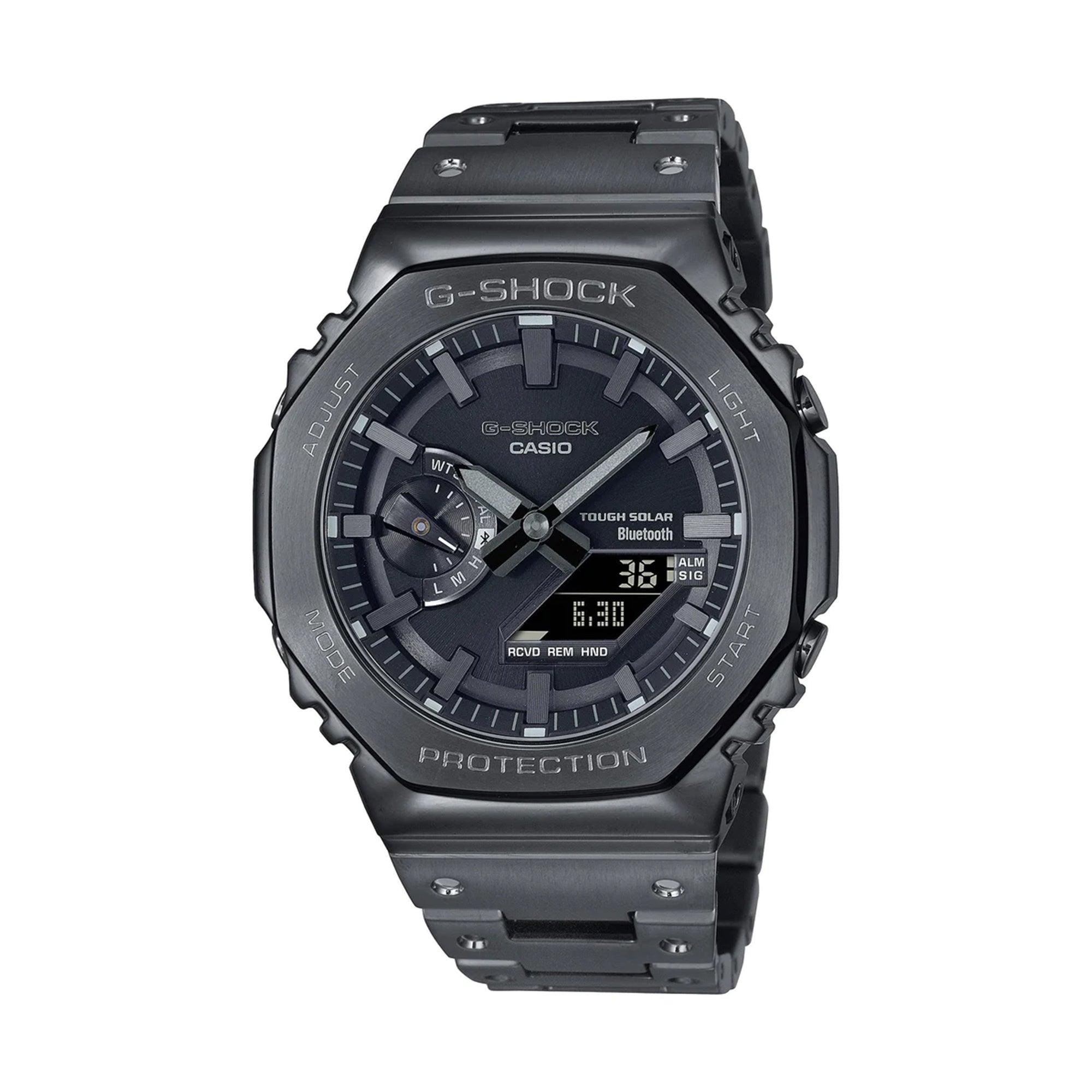 Casio G-SHOCK-Premium Men's Black PVD Analogue Digital Watch GMB2100BD-1A