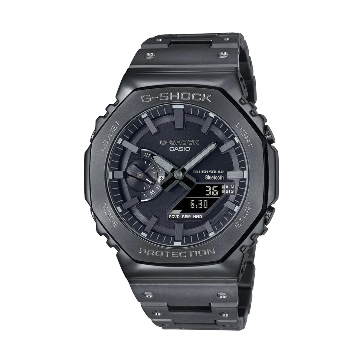 Casio G SHOCK Premium Men s Black PVD Analogue Digital Watch GMB2100BD 1A