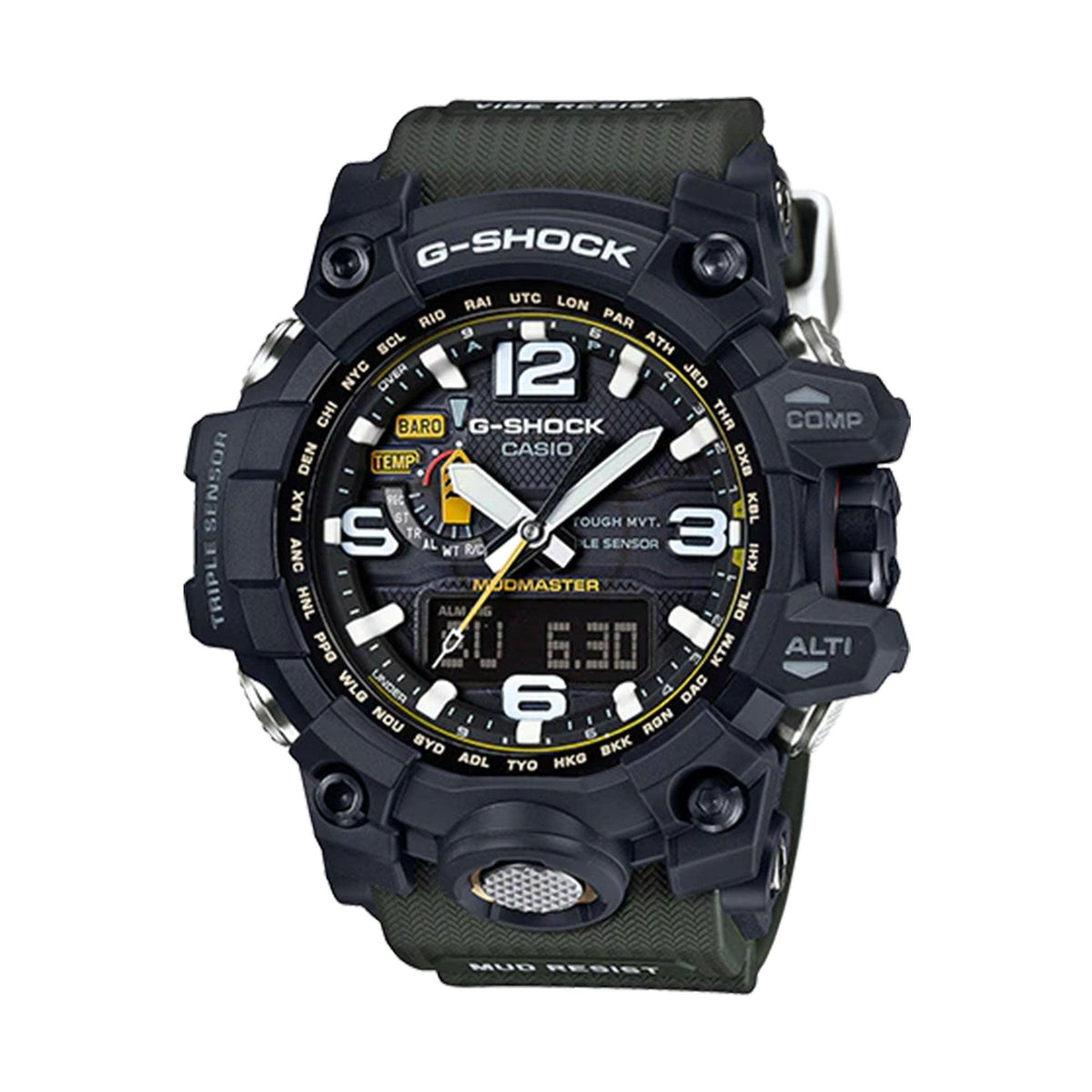 Casio G-Shock-Premium Men's Resin Analogue Digital Watch GWG1000-1A3 - Wallace Bishop