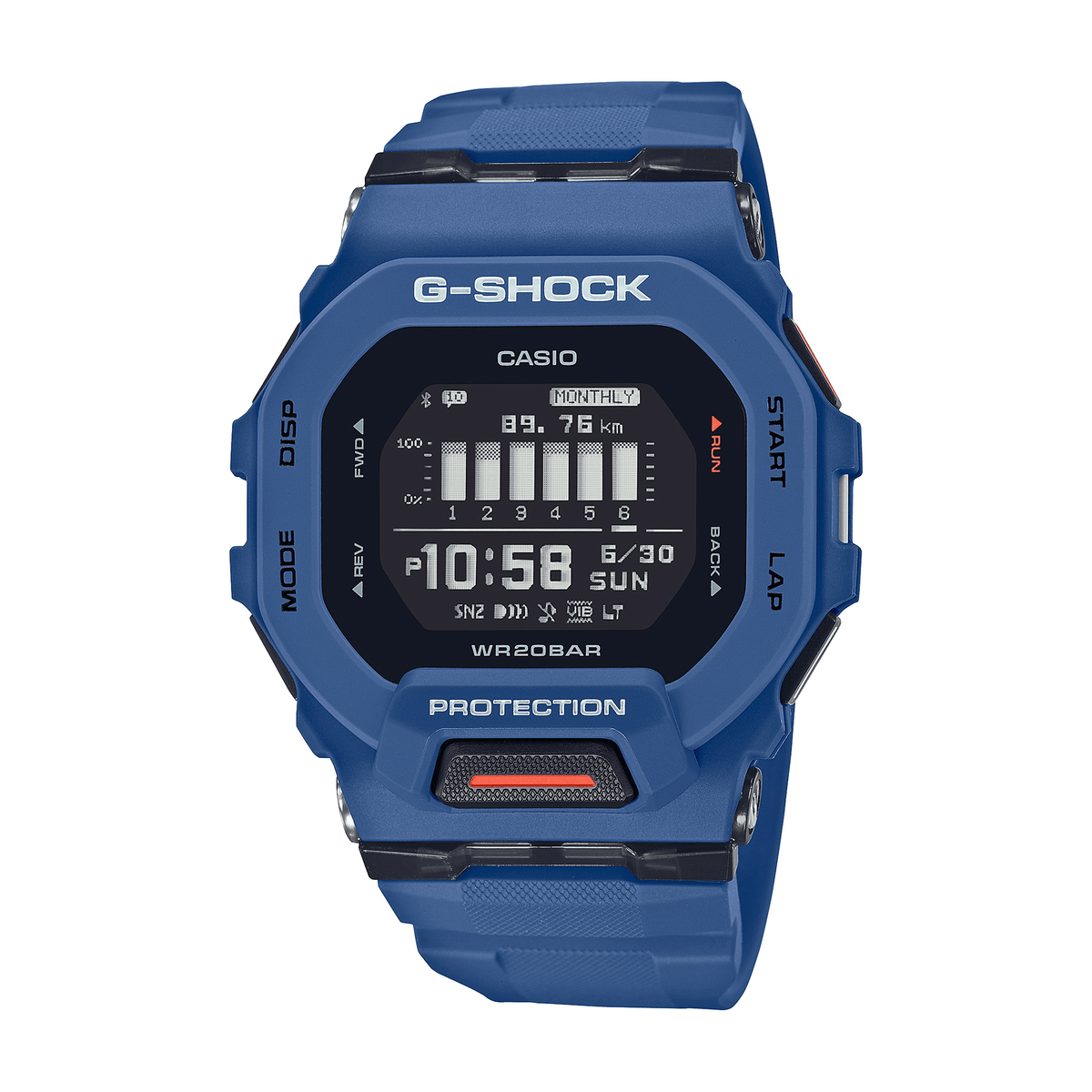 Casio Men s G SHOCK Resin Digital Sport Watch LCD GBD200 2