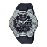 Casio Men's G-Shock Stainless Steel Analogue Digital Sport Watch Black Dial GSTB400-1A - Wallace Bishop