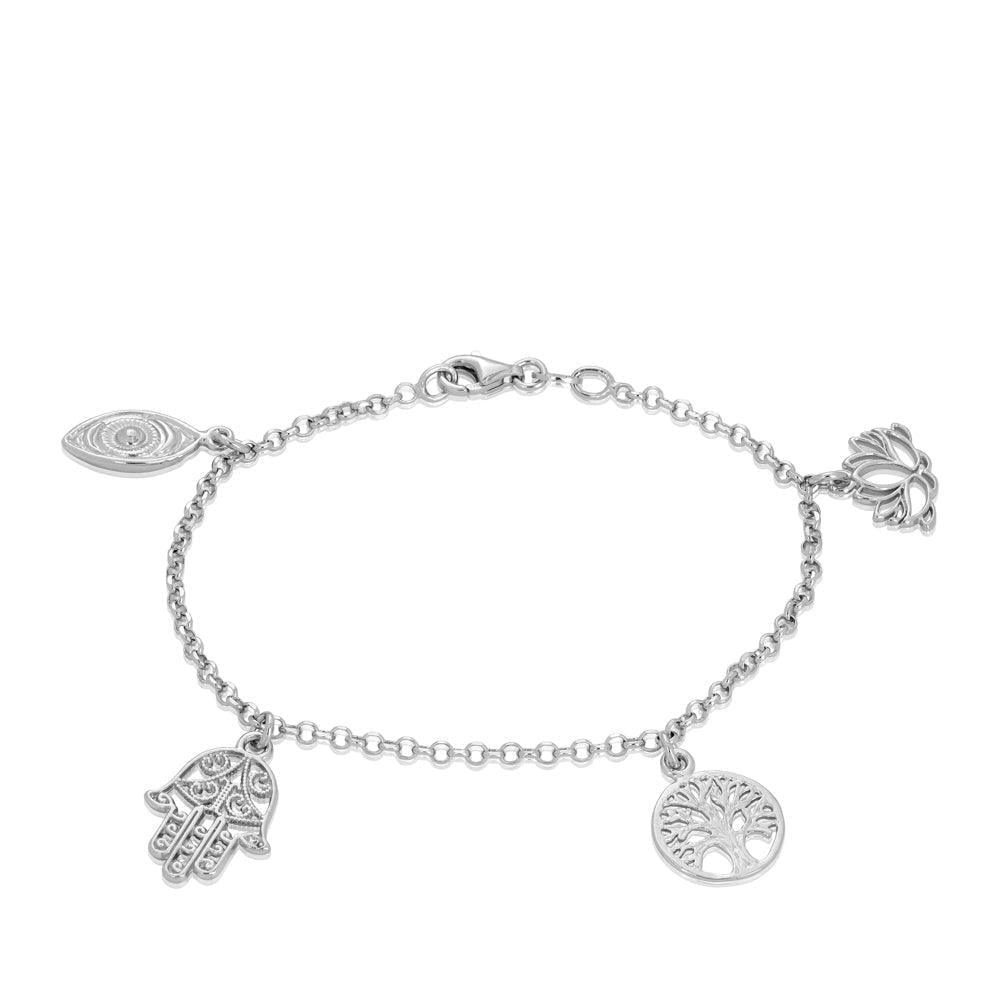 Charm Bracelet in Sterling Silver - Wallace Bishop