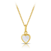 Children's 9ct Yellow Gold Mother of Pearl Pendant - Wallace Bishop