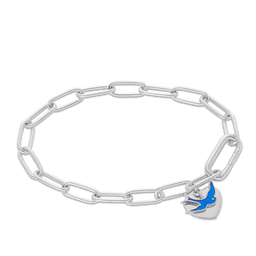 Children's Bluebird of Happiness Sterling Silver Bracelet - Wallace Bishop