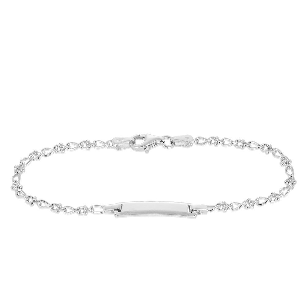 Children's ID Bracelet in Sterling Silver