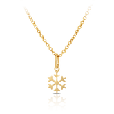 Children's Snowflake Pendant in 9ct Yellow Gold - Wallace Bishop