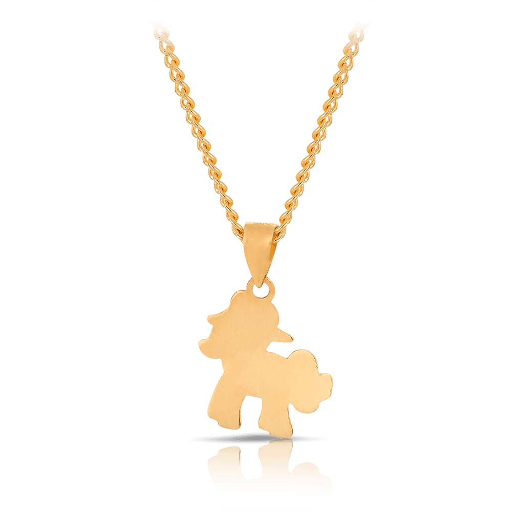 Children's Unicorn Pendant in 9ct Yellow Gold - Wallace Bishop