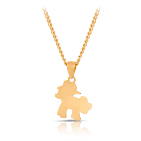 Children's Unicorn Pendant in 9ct Yellow Gold - Wallace Bishop