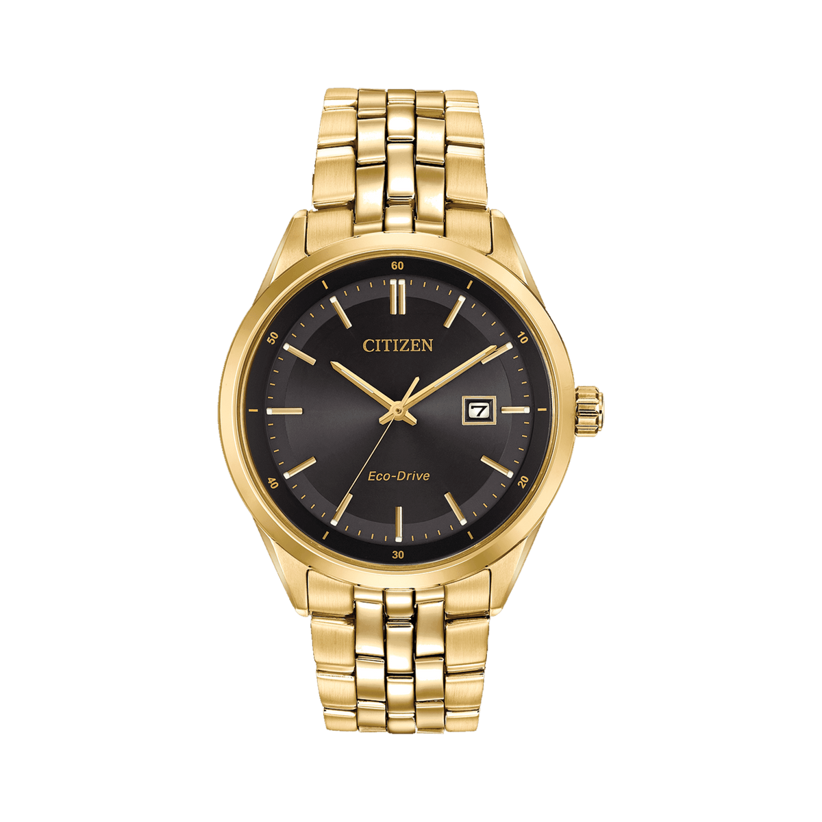 Citizen Eco-Drive Men's 41mm Gold PVD Solar Watch BM7252-51E - Wallace Bishop