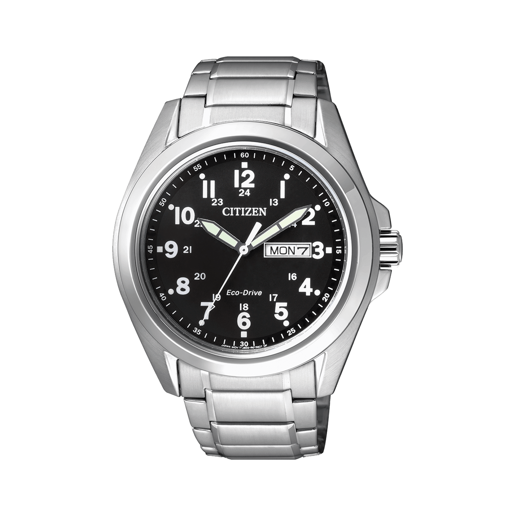 Citizen Eco-Drive Men's 43mm Stainless Steel Solar Watch AW0050-58E - Wallace Bishop