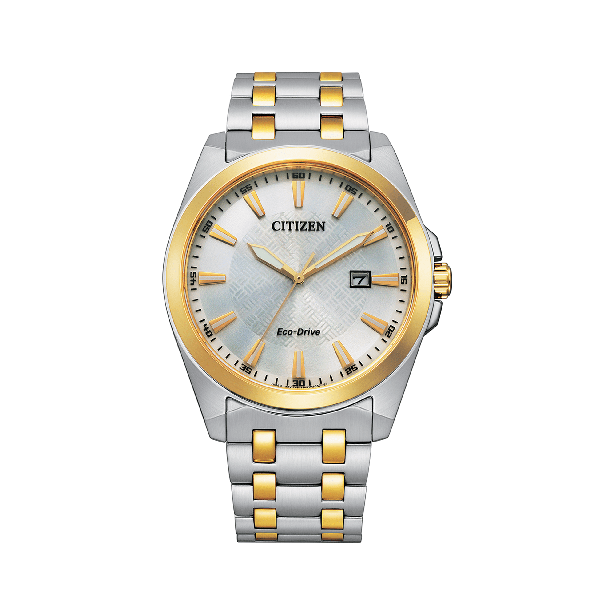 Citizen Eco Drive Men's 43mm Two-Tone Eco Drive Watch BM7534-59A - Wallace Bishop