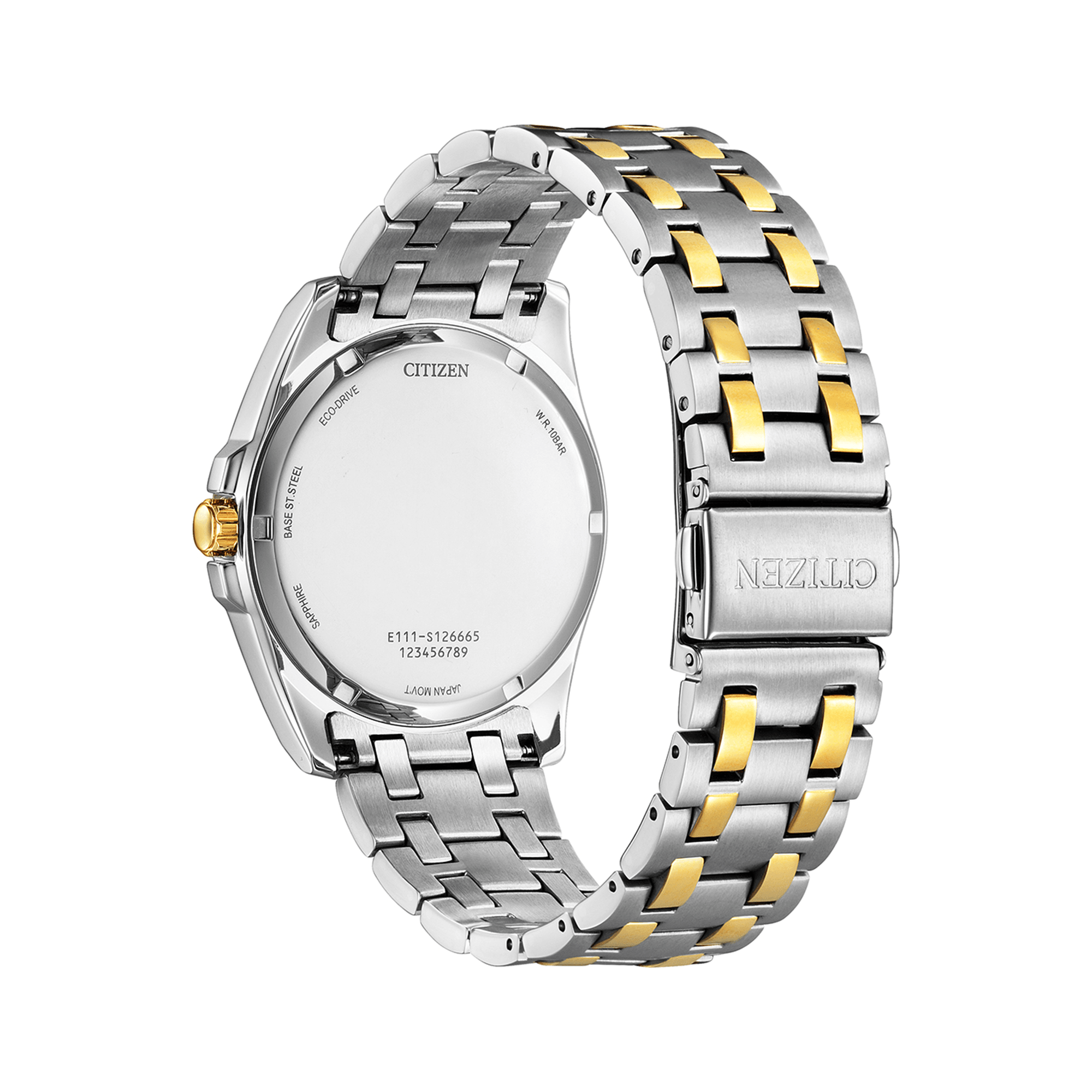 Citizen Eco Drive Men's 43mm Two-Tone Eco Drive Watch BM7534-59A - Wallace Bishop