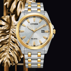 Citizen Eco Drive Men's 43mm Two-Tone Eco Drive Watch BM7534-59A - Wallace Bishop