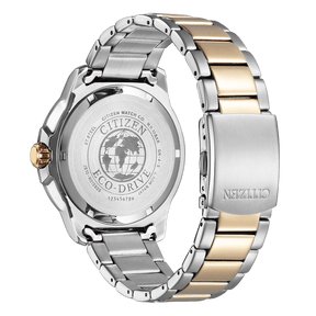 Citizen Eco-Drive Men's 44.5mm Stainless Steel & Rose Eco Drive Watch AW1524-84E - Wallace Bishop