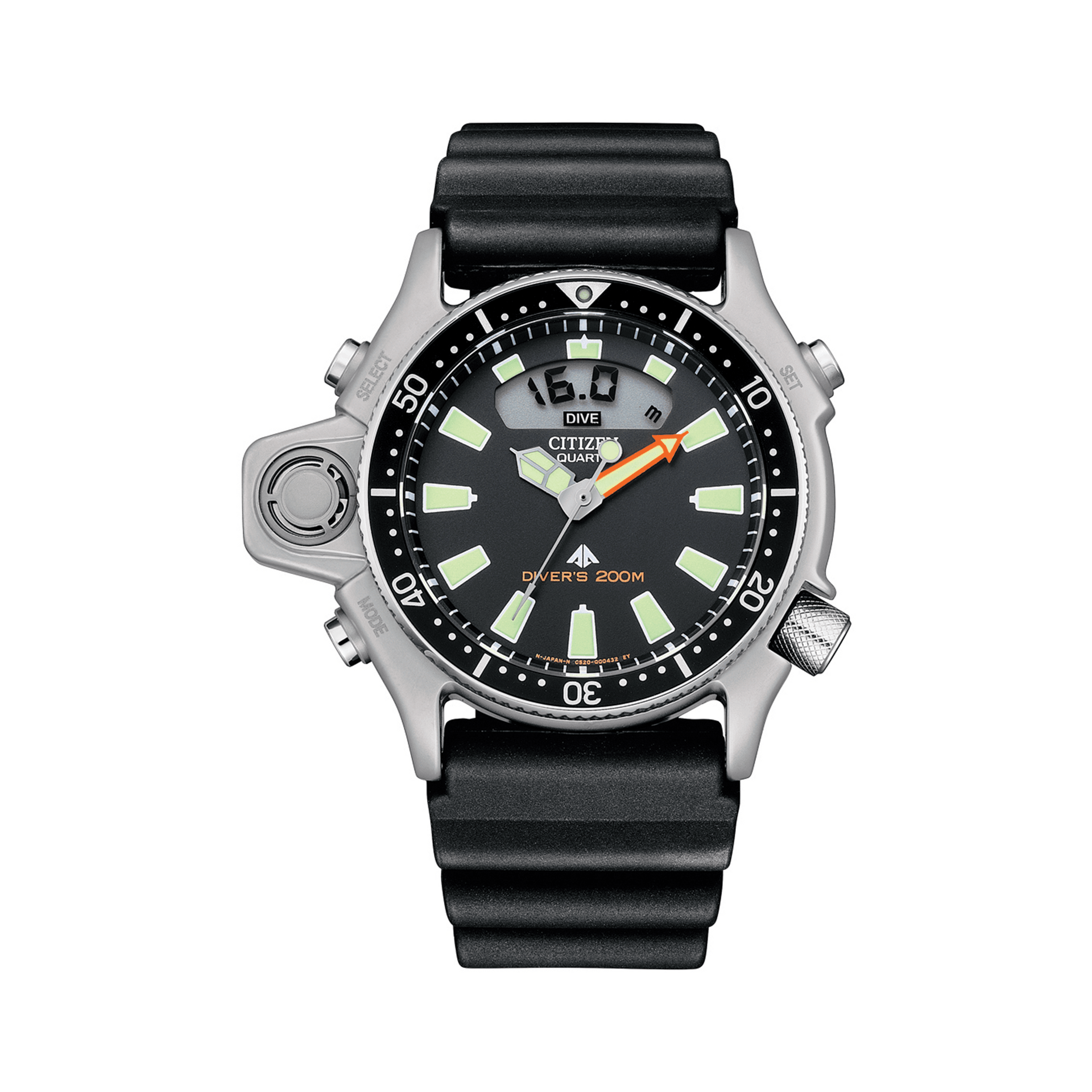 Citizen Promaster Men's 51mm Stainless Steel Analogue Digital