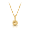 Citrine Round Pendant in 9ct Yellow Gold - Wallace Bishop