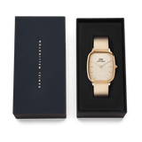 Daniel Wellington Marlon Wire Linen Rose Gold Watch