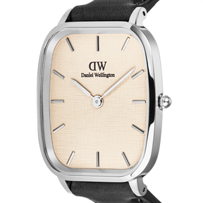 Daniel Wellington Marlon Sheffield Linen Silver Watch