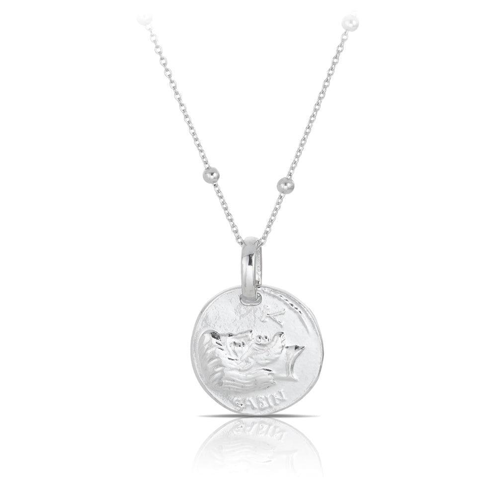 Coin Necklace in Sterling Silver - Wallace Bishop