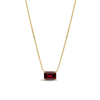 Created Ruby Necklace in 9ct Yellow Gold - Wallace Bishop