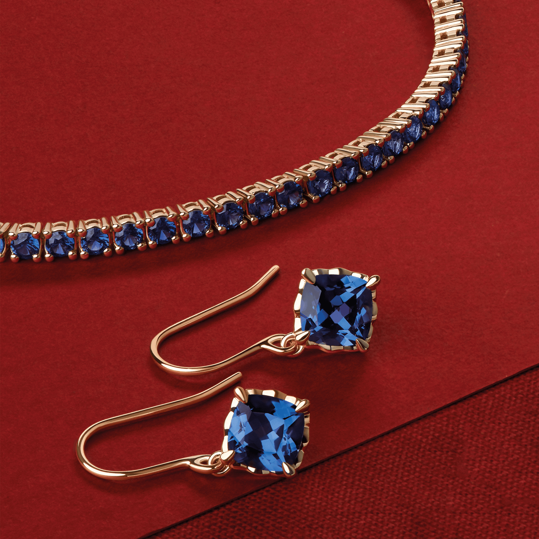 Catherine Ceylon Sapphire and Diamond Drop Earrings in 18K Yellow Gold For  Sale at 1stDibs | ceylon sapphire surfside